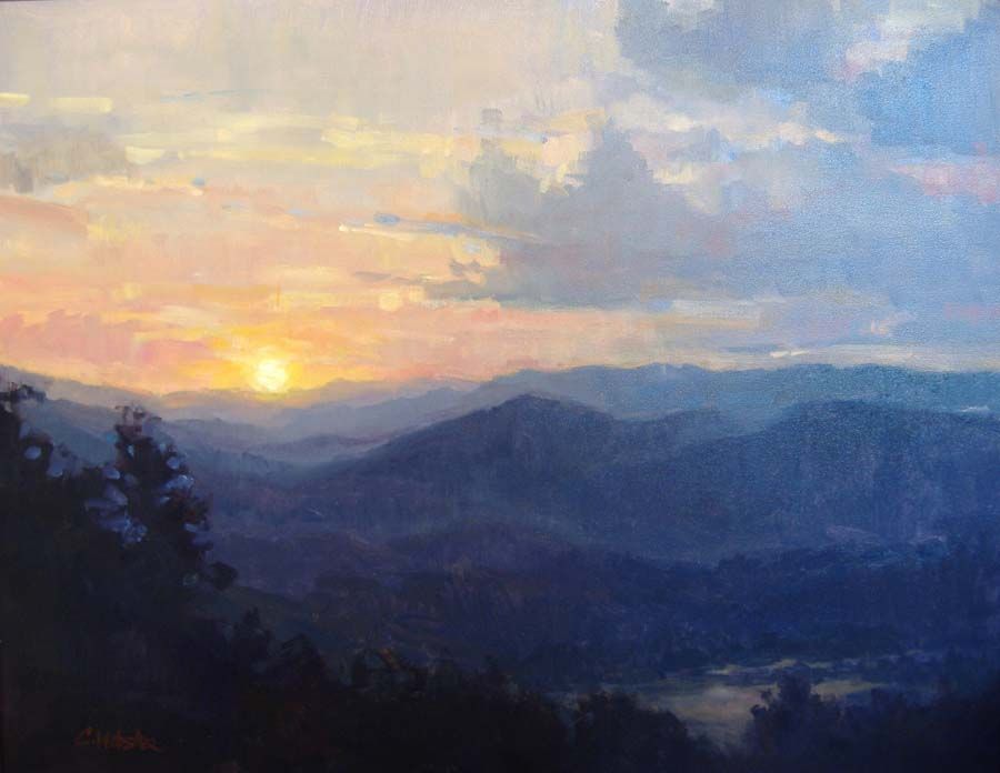 Sunset Over the Blue Ridge Sunset Over the Blue Ridge